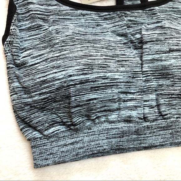 Nikibiki Racer Back Sports Bra Aqua Marin Size M/L - Picture 5 of 10